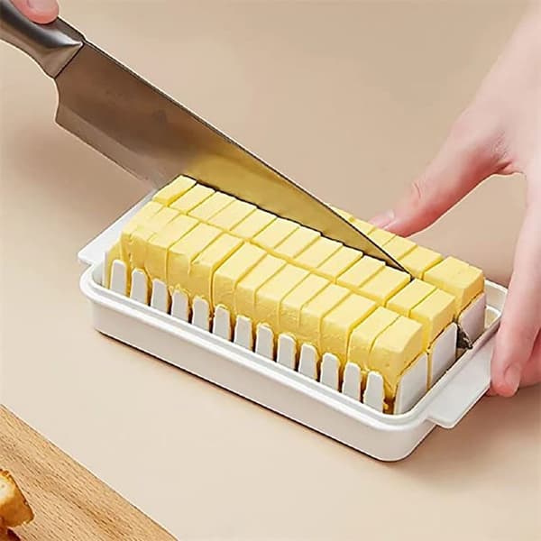 Smörkonserveringslåda Smörförvaringslåda Smörskärning