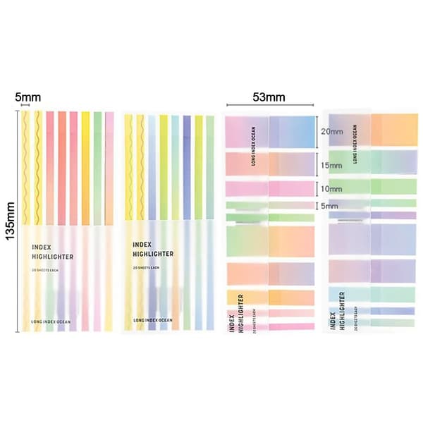 Klæbemærker Memo Pad Tabs C C