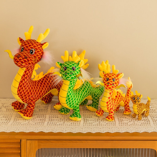 Simulerad Dragon Stuffed Toy GRÖN 15CM 15CM green 15cm-15cm
