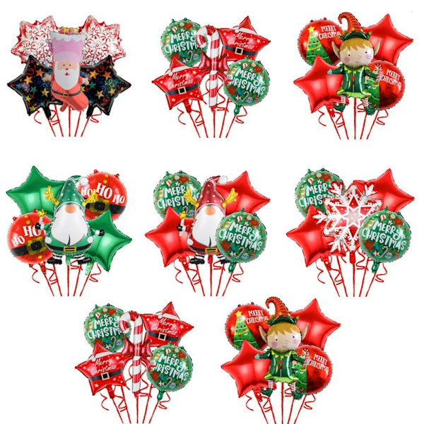 Jouluilmapallo Xmas Foil Ilmapallot STYLE 3 STYLE 3 Style 3