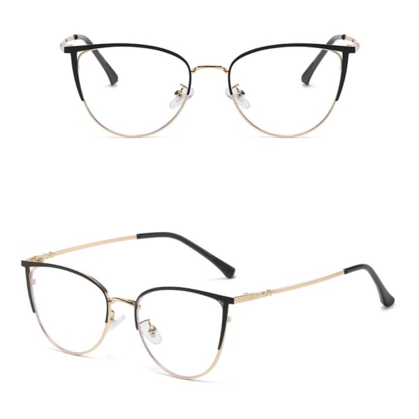 Anti-Blue Light Glasses Pyöreät silmälasit BLACK GOLD Black gold