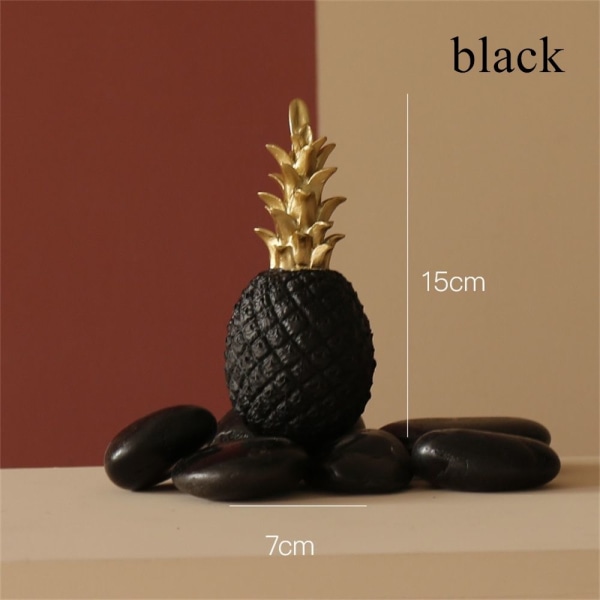 Pineapple Crafts Desktop Ornament BLACK S black S