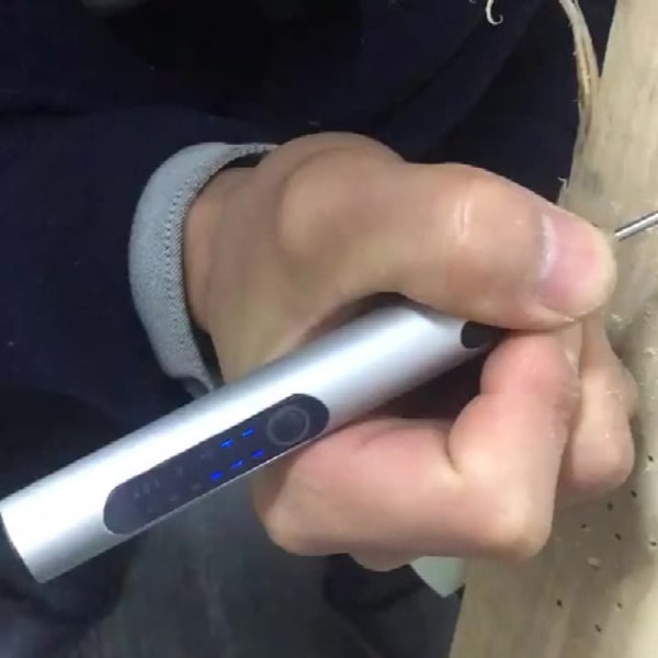 Elektrisk mikropenn graveringspenn SØLV silver