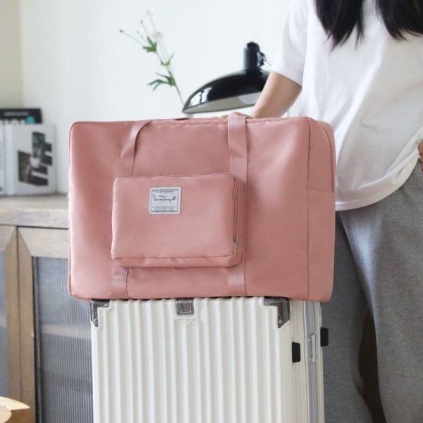 Matkalaukkulaukku Suurikokoinen taitettava matkalaukku PINK pink