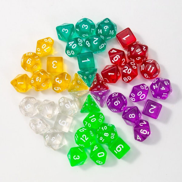 Dice Sets Spel Dice RED red