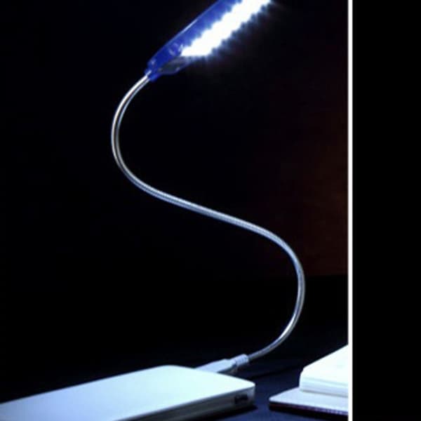 LED-lukulamppu USB kirjan valo MUSTA Black