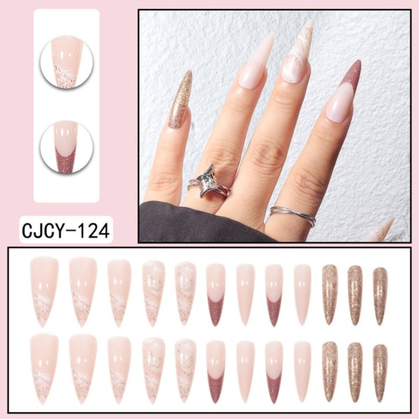 Almond Fake Nails Tekokynnet 1 1 1