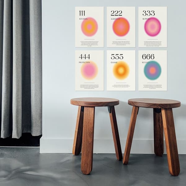 Romdekor Romdekor Estetisk Engel Nummer Plakat