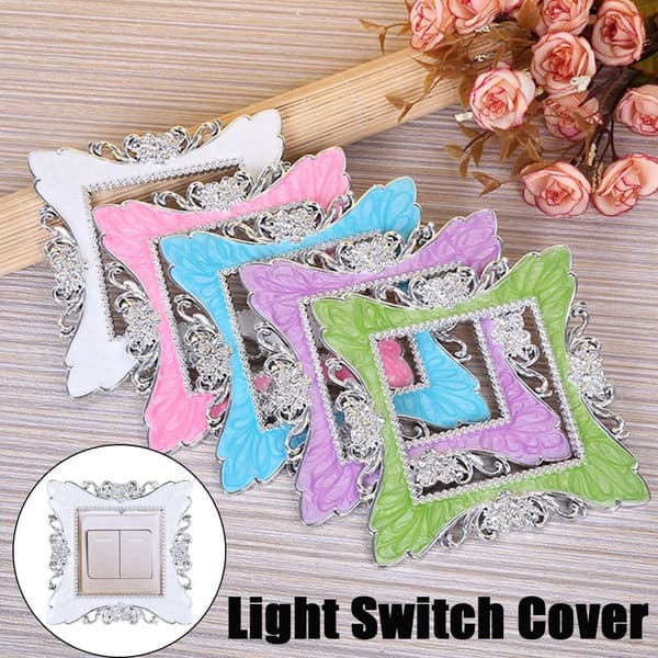 Enkelljusbrytare Cover Socket Surroundram ROSA pink