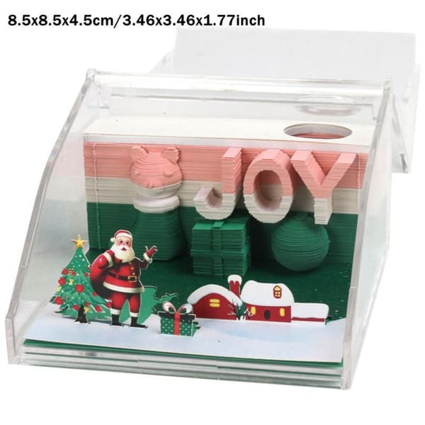 3D Art Notesblok DIY Papir Carving Notesblok STYLE 2 STYLE 2 Style 2
