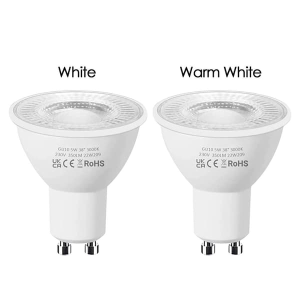 Lyspærer Spotlights HVIT HVIT White
