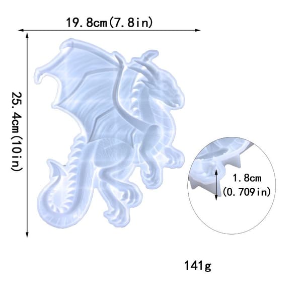 Drage Silikoneform Resinforme Støbeform