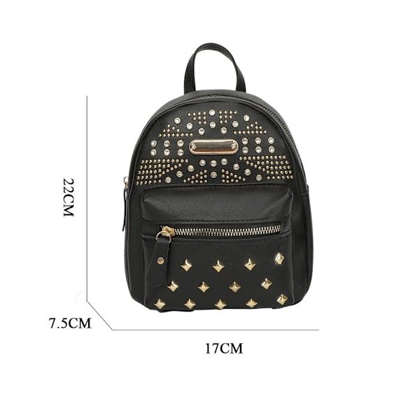 Mini Reput Pieni reppu MUSTA black