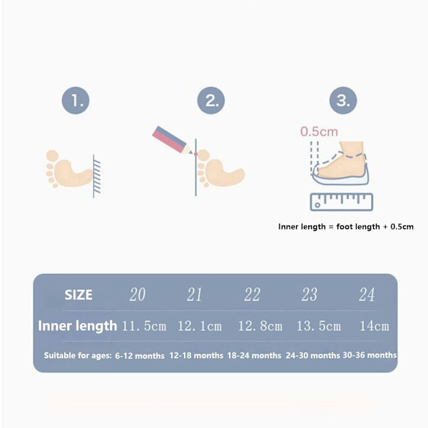 Baby ensimmäiset kengät toddler HARMAA 22 Grey 22