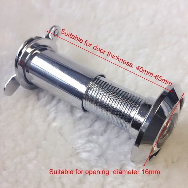 Säkerhetsdörr Eye Door Viewer SILVER silver
