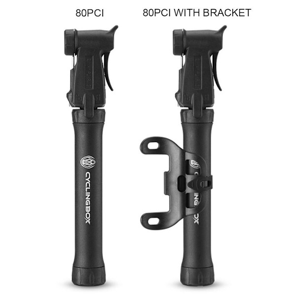 MTB Bike Pump Däck Ballon Inflator 80PCI MED FÄSTE 80PCI 80PCI With bracket