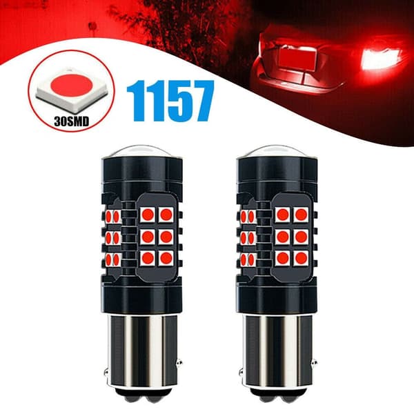 2 STK LED-bremselampe Bremsestopp baklys STROBE BLINKER Strobe Flashing