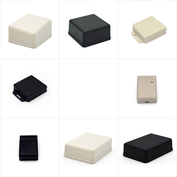 Elektronisk projektæske Vandtæt dæksel Projekt SORT 66X43X17MM Black 66x43x17mm
