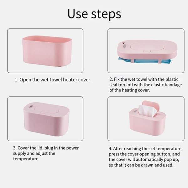 Vådservietvarmer Servietvarmer ROSA Pink