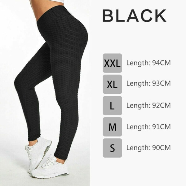 Dam Leggings Fitness Yoga Byxor Sport Tights XL