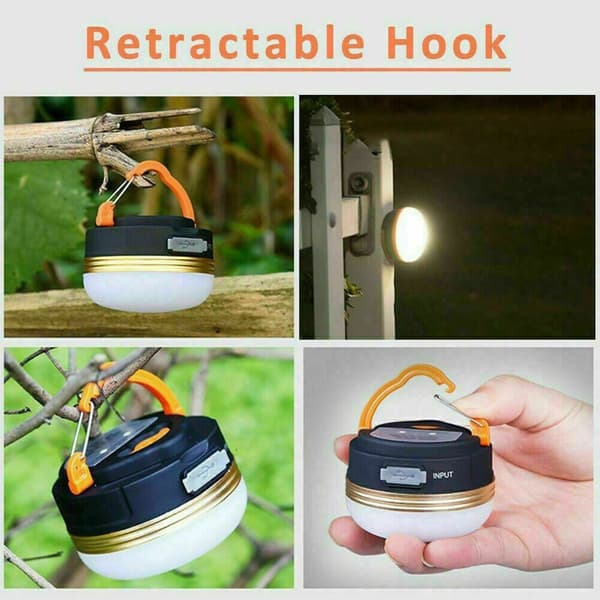 LED Campinglys Telt Lanterne Natlampe