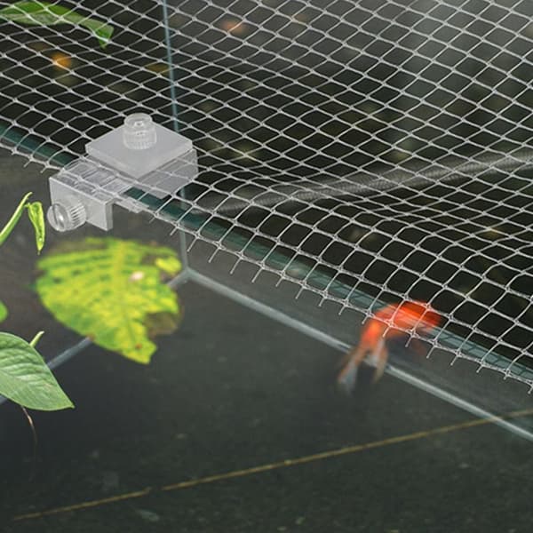 Aquarium Screen Clamp Anti Jump Net Fixing Clip Kiinteä pidike