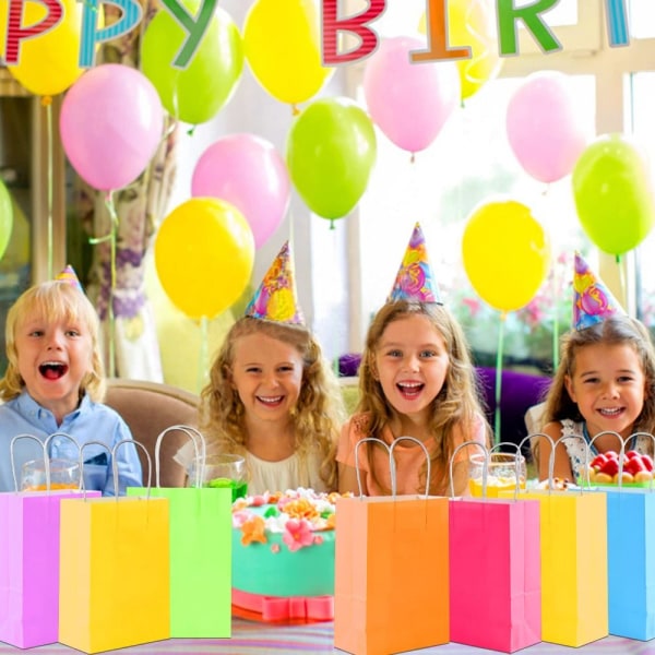 32 stk gaveposer med håndtak Party Favor Poser Små gaveposer 32Pcs