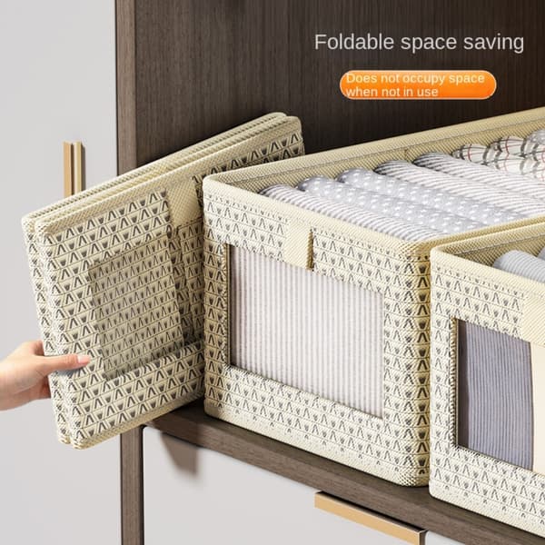 Visual Window Tøj Opbevaring Tøj Opbevaringsboks BEIGE M beige M