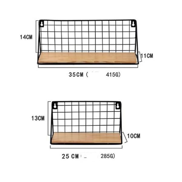 1/2 st Pegboard Hylla Set Stål Pegboard fästen STORA large