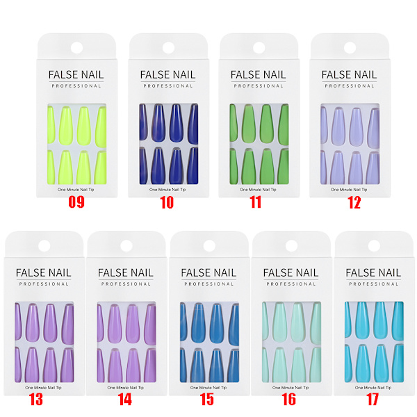 20st / låda Ballerina False Nails Wearable 03