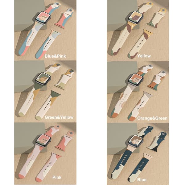 Rem för Apple Watch 5 4 3 6 SE pink 42/44mm