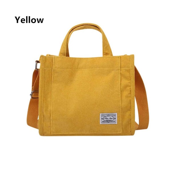 Dragkedja Axelväska Messenger Bags GUL yellow