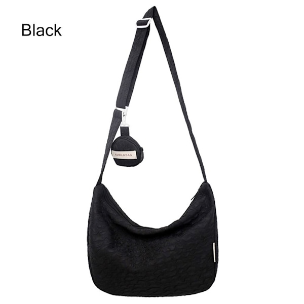 Crossbody taske til kvinder skuldertaske SORT Black