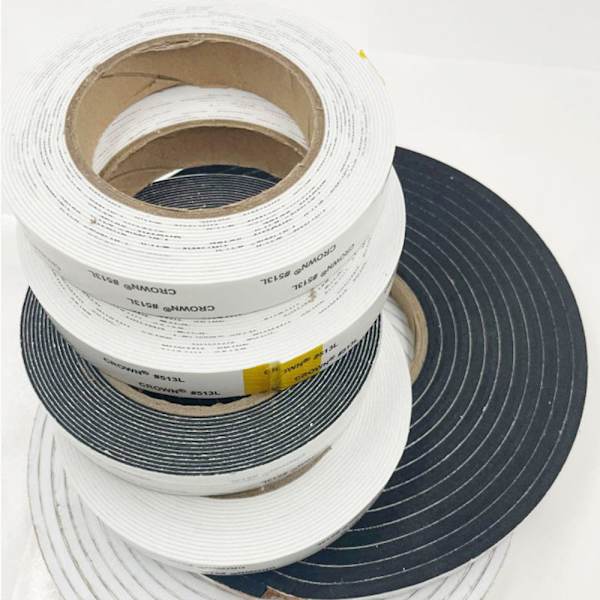 5M selvklebende svart EVA skumtape dørforsegling 20mm*5m