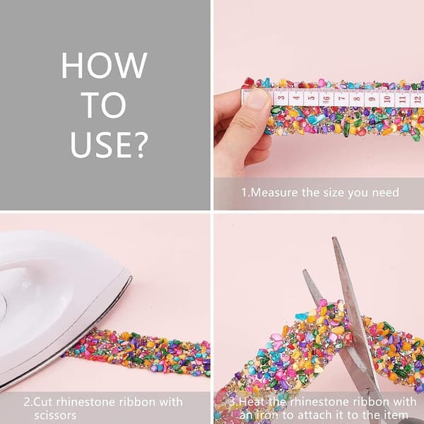 Rhinestone Trim Fargerik