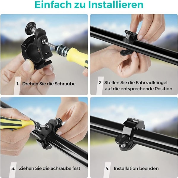 Cykelklokkering Styrhorn SORT black