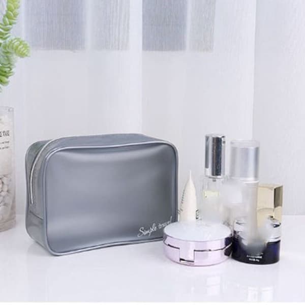 Make Up Pouch Tvättpåsar SILVER 210X55X90MM Silver 210x55x90mm