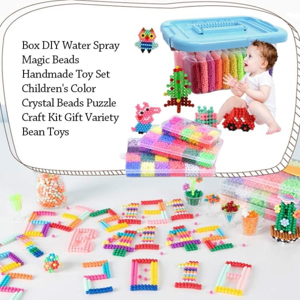 1000 stk Variety Bean Legetøj Craft Kit Gave 2400 STK 2400 STK 2400pcs