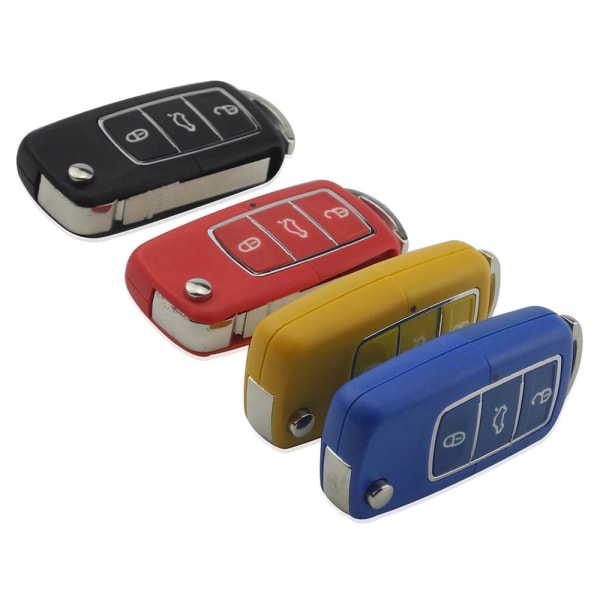 Remote Key Shell auton case PUNAINEN Red