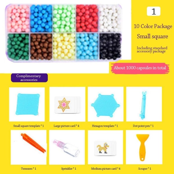 1000st Variety Bean Leksaker Craft Kit Gift 1000PCS 1000PCS 1000pcs