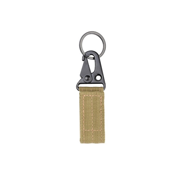 Hängande Webbing Spänne Vandring Klätterkarbin SVART Black
