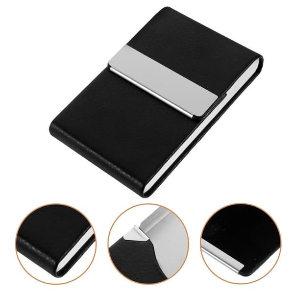 Visitkortetui Visitkortholder SORT Black