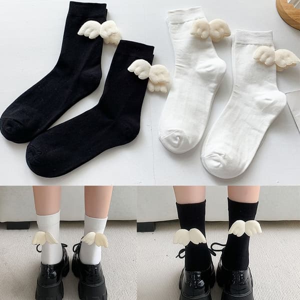 Lange Strømper Midt-rør Strømper HVIDE White