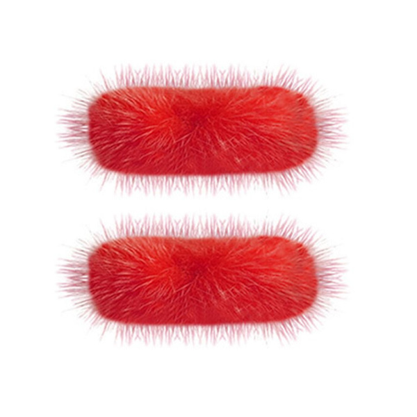 2stk Sko Clip Charm Spænde RØD red