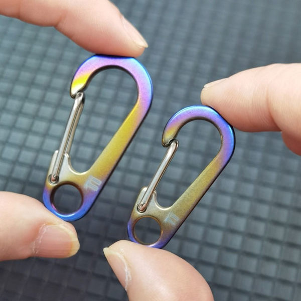 D Karbinhake D-Ring Nyckelring 3 3 3