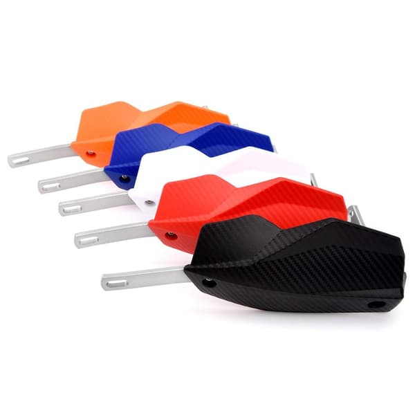Motorcyklar Handskydd Styre VIT white