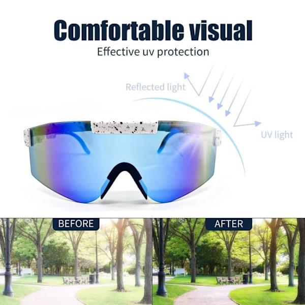 Cykelsport Polariserende Solbriller Briller Goggles 5 5