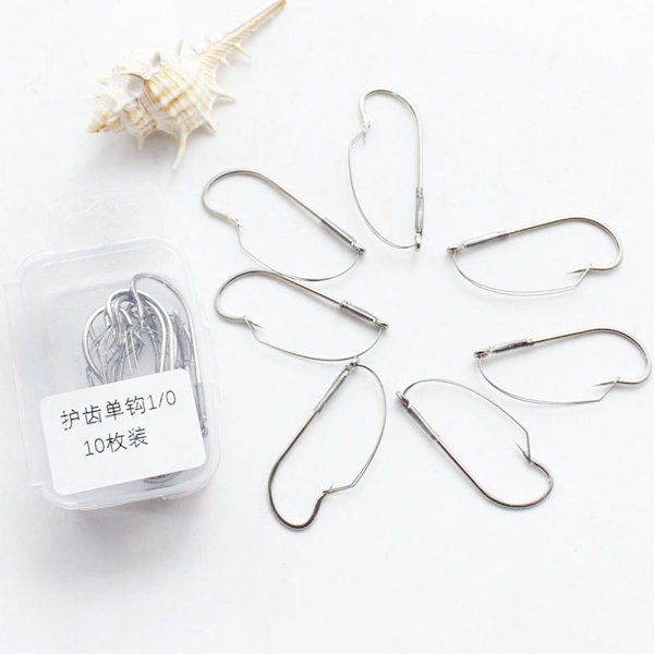 20stk Wacky Rig Hook Fiskekrok 1/0 1/0 1/0