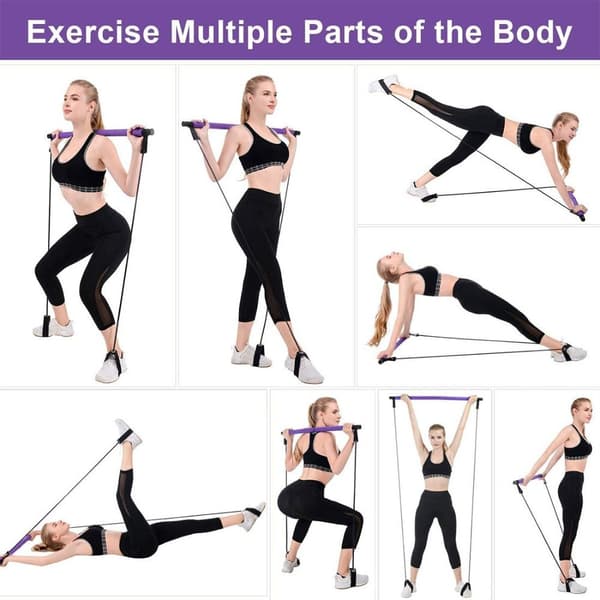 Pilates Bar Pedal Exerciser SORT black