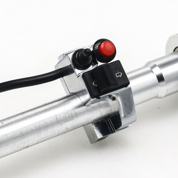 Motorsykkel multifunksjonsbryter Moto Light Controller SØLV silver